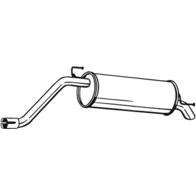 Endschalldämpfer 169-013 KIA PRIDE von BOSAL