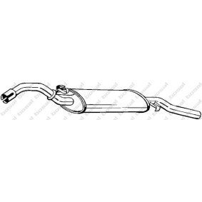 Endschalldämpfer 233-379 von BOSAL günstig für 74,95 € online kaufen