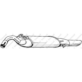 Endschalldämpfer 233-519 VOLKSWAGEN CORRADO von BOSAL