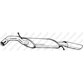 Endschalldämpfer 233-599 VOLKSWAGEN CORRADO von BOSAL