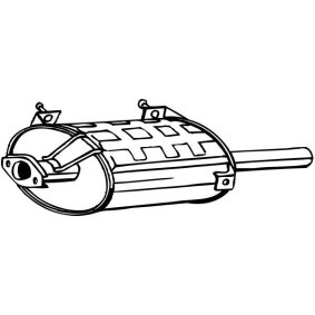 Endschalldämpfer 278-877 MAZDA XEDOS von BOSAL