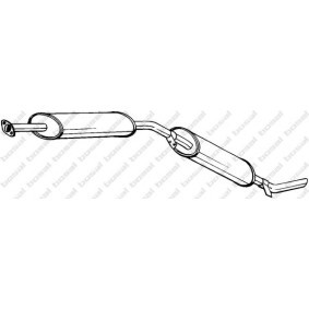 Endschalldämpfer 281-667 ROVER MINI MK I von BOSAL