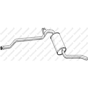 Endschalldämpfer von BOSAL 288-067