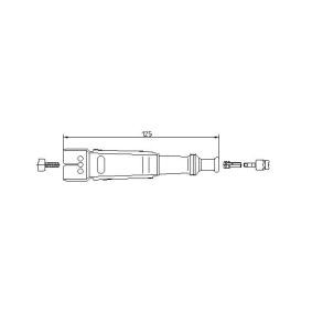 Stecker, Zündkerze 13202/1 PORSCHE von BREMI