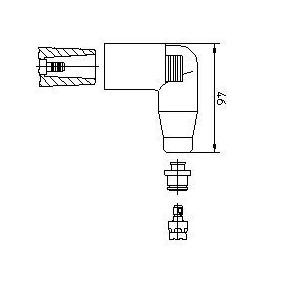 Zündkerzenstecker von BREMI für A4 Limousine (8D2, B5) günstig online kaufen