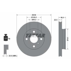 Comprar Disco de freno de TEXTAR 92294603 a bajo precio de 38,56 €