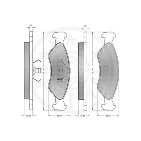 Heckklappendämpfer von OPTIMAL AG-40550