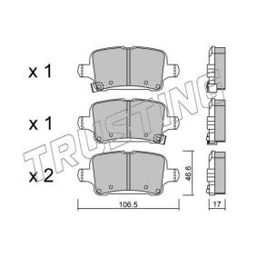 Acquista Kit pastiglie freni da TRUSTING 1116.0 a buon mercato per soli 68,38 €