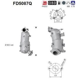 Compre Filtro de partículas da AS FD5087Q a um preço baixo por 466,44 €