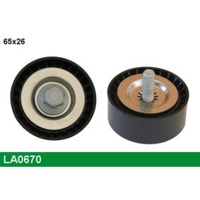Compre Polia de desvio / de guia, correia trapezoidal estriada da LUCAS LA0670 a um preço baixo por 23,94 €