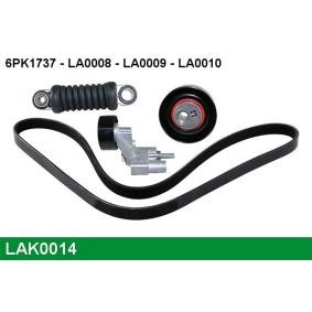 Achetez des Jeu de courroies trapézoïdales à nervures LUCAS LAK0014 à prix pour 141,29 €