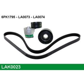 Achetez des Jeu de courroies trapézoïdales à nervures LUCAS LAK0023 à prix pour 67,69 €