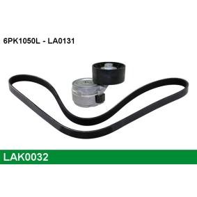 Achetez des Jeu de courroies trapézoïdales à nervures LUCAS LAK0032 à prix pour 46,35 €