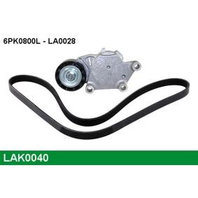 Keilrippenriemensatz von LUCAS LAK0040