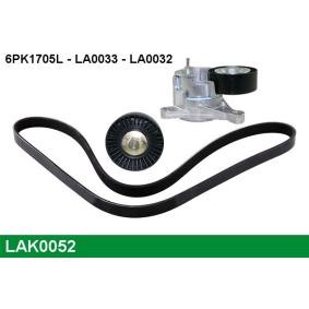 Achetez des Jeu de courroies trapézoïdales à nervures LUCAS LAK0052 à prix pour 72,33 €