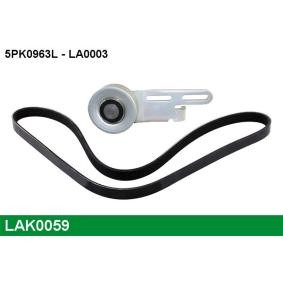 Achetez des Jeu de courroies trapézoïdales à nervures LUCAS LAK0059 à prix pour 67,62 €