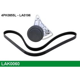 Achetez des Jeu de courroies trapézoïdales à nervures LUCAS LAK0060 à prix pour 34,74 €