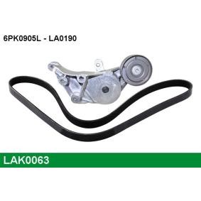 Achetez des Jeu de courroies trapézoïdales à nervures LUCAS LAK0063 à prix pour 65,30 €