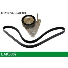 Keilrippenriemensatz LAK0067 von LUCAS günstig für 89,25 € online kaufen