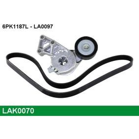 Compre Jogo de correias trapezoidais estriadas da LUCAS LAK0070 a um preço baixo por 65,92 €