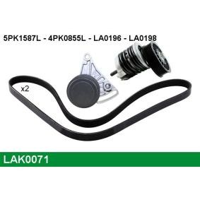Achetez des Jeu de courroies trapézoïdales à nervures LUCAS LAK0071 à prix pour 112,94 €