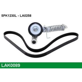 Comprar Juego de correas trapeciales poli V de LUCAS LAK0089 a bajo precio de 62,32 €