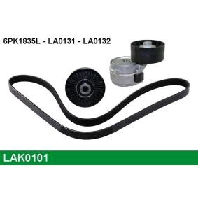 Achetez des Jeu de courroies trapézoïdales à nervures LUCAS LAK0101 à prix pour 45,14 €