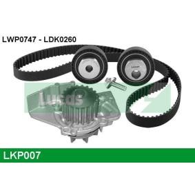 Achetez des Kit de distribution + pompe à eau LUCAS LKP007 à prix pour 101,48 €