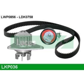 Achetez des Kit de distribution + pompe à eau LUCAS LKP036 à prix pour 78,96 €