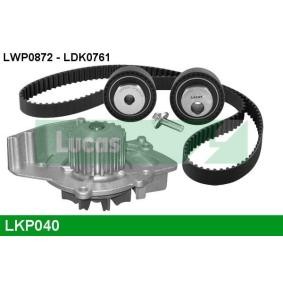 Achetez des Kit de distribution + pompe à eau LUCAS LKP040 à prix pour 112,49 €