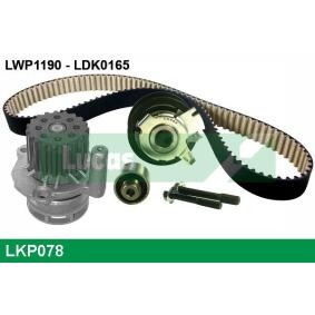 Achetez des Kit de distribution + pompe à eau LUCAS LKP078 à prix pour 130,25 €
