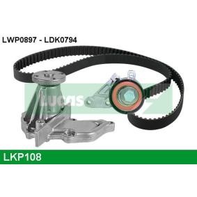 Achetez des Kit de distribution + pompe à eau LUCAS LKP108 à prix pour 101,72 €