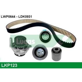 Achetez des Kit de distribution + pompe à eau LUCAS LKP123 à prix pour 134,57 €