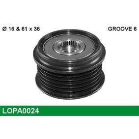 Achetez des Poulie roue libre, alternateur LUCAS LOPA0024 à prix pour 58,00 €