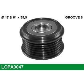 Achetez des Poulie roue libre, alternateur LUCAS LOPA0047 à prix pour 62,06 €