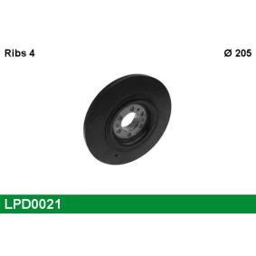 Köp Remskiva, vevaxel av LUCAS LPD0021 till det låga priset 3881,62 kr