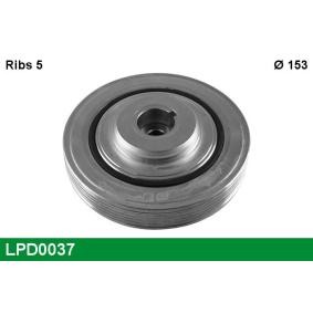 Achetez des Poulie damper (vilebrequin) LUCAS LPD0037 à prix pour 119,77 €