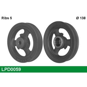 Achetez des Poulie damper (vilebrequin) LUCAS LPD0059 à prix pour 92,15 €
