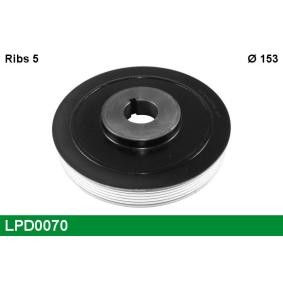 Achetez des Poulie damper (vilebrequin) LUCAS LPD0070 à prix pour 108,34 €