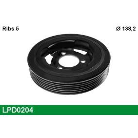 Achetez des Poulie damper (vilebrequin) LUCAS LPD0204 à prix pour 102,85 €