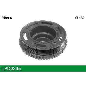 Achetez des Poulie damper (vilebrequin) LUCAS LPD0235 à prix pour 119,58 €