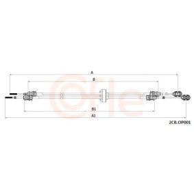 Acquista Cavo comando, Cambio manuale da COFLE 2CB.OP001 a buon mercato per soli 61,75 €