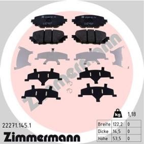 Köp Bromsbelägg av ZIMMERMANN 22271.145.1 till det låga priset 794,92 kr