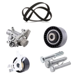 Achetez des Kit de distribution + pompe à eau RIDEX 3096W0039 à prix pour 113,40 €