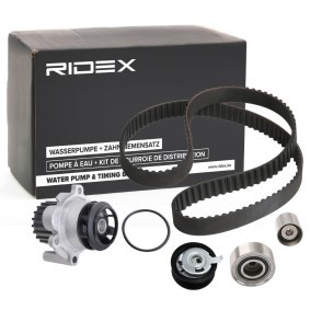 Achetez des Kit de distribution + pompe à eau RIDEX 3096W0141 à prix pour 175,48 €