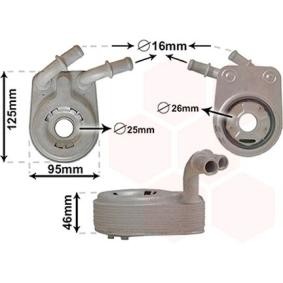 Achetez des Radiateur d'huile VAN WEZEL 17003458 à prix pour 88,70 €