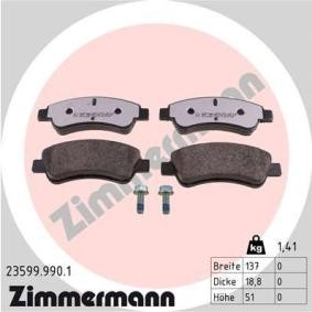 Comprar Juego de pastillas de freno de ZIMMERMANN 23599.990.1 a bajo precio de 61,99 €