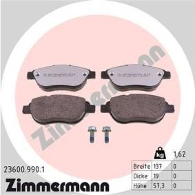 Comprar Juego de pastillas de freno de ZIMMERMANN 23600.990.1 a bajo precio de 73,57 €