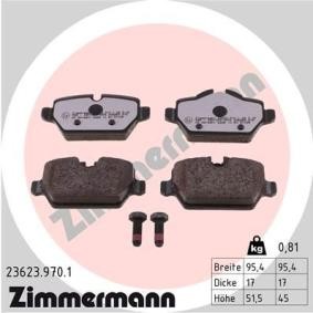 Acquista Kit pastiglie freni da ZIMMERMANN 23623.970.1 a buon mercato per soli 77,89 €