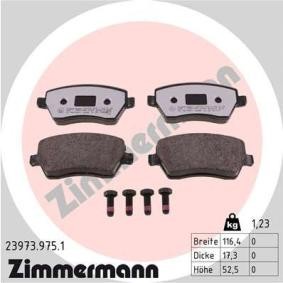Comprar Juego de pastillas de freno de ZIMMERMANN 23973.975.1 a bajo precio de 63,70 €